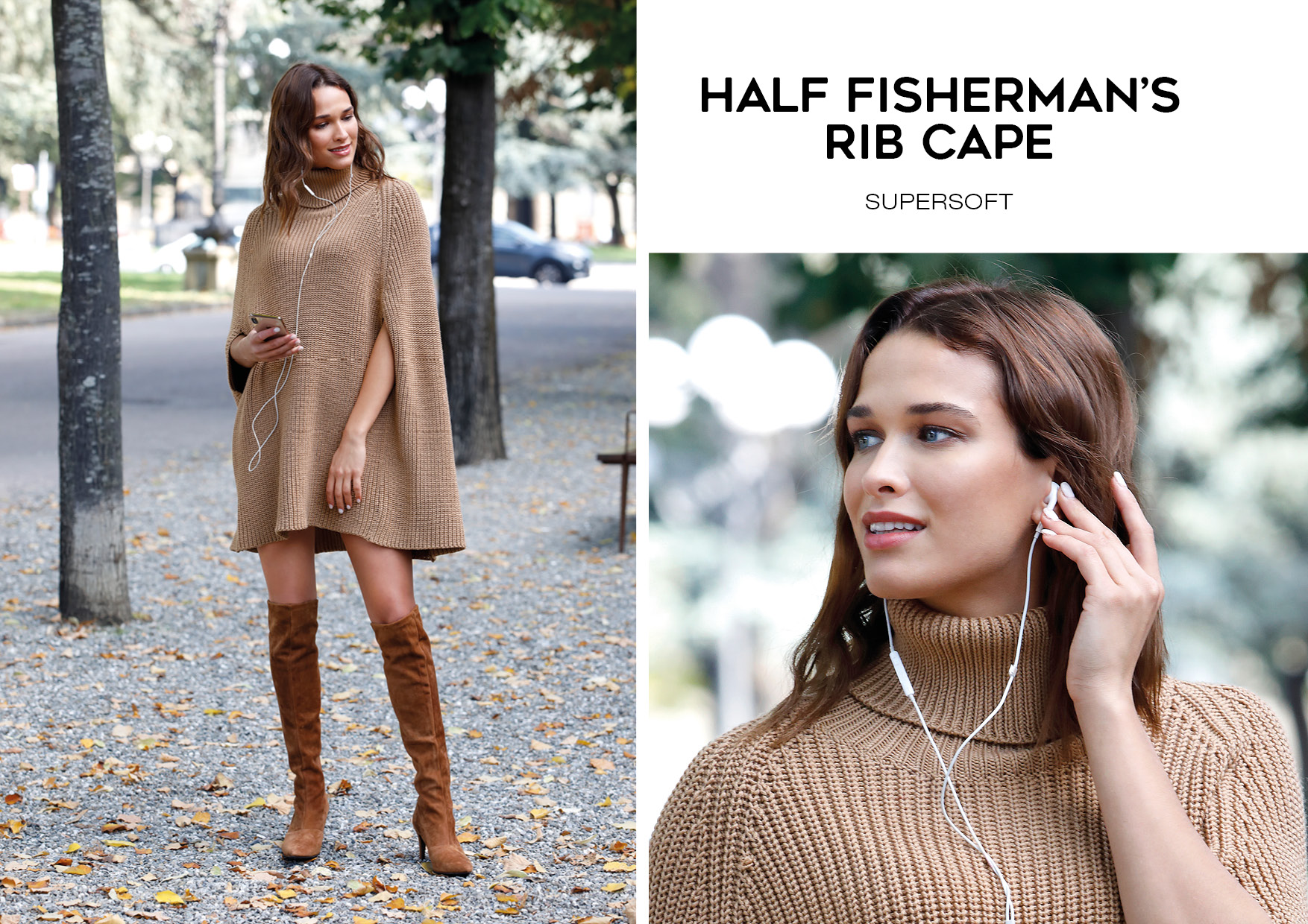 knitted cape