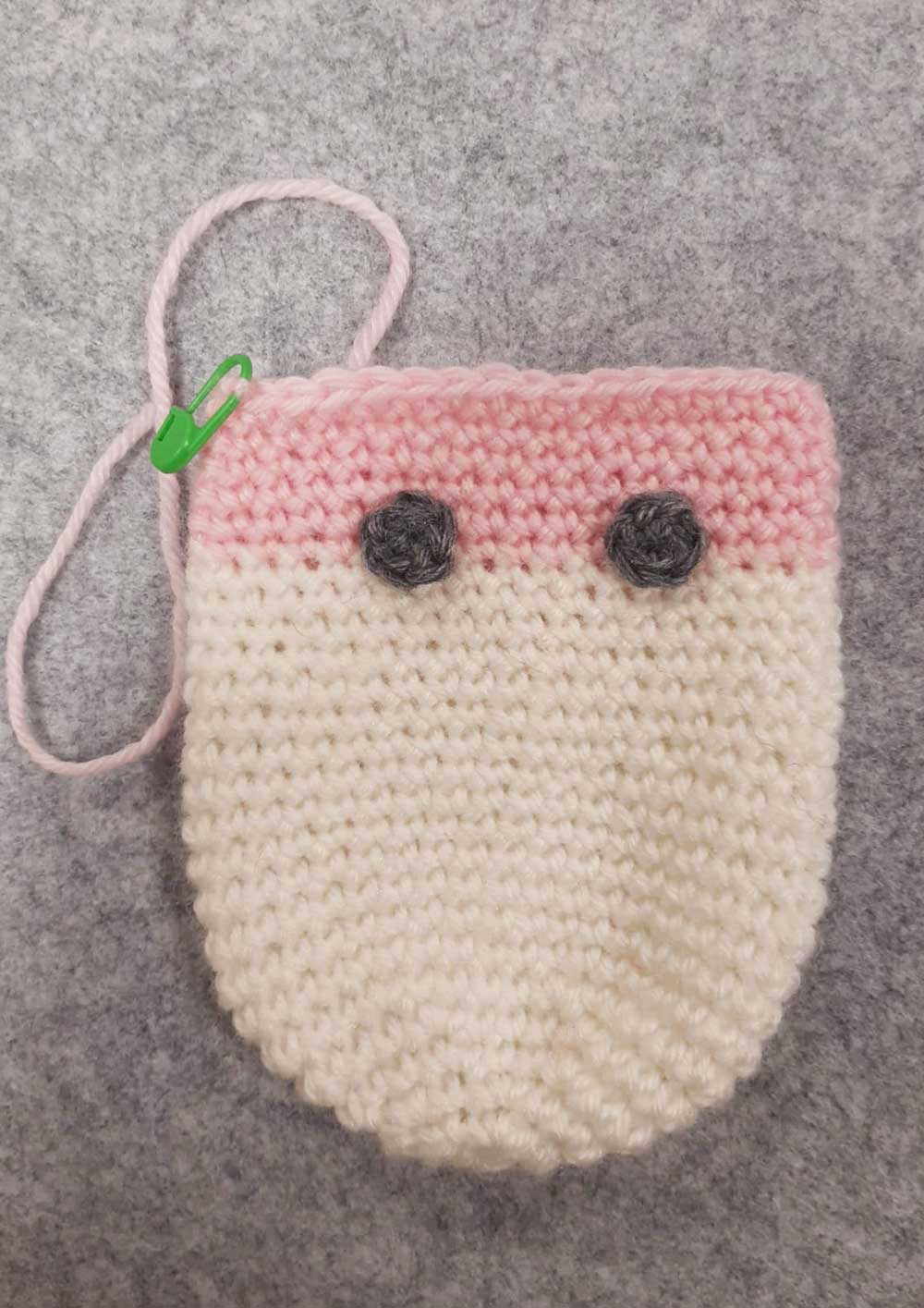 slipper - sew eyes