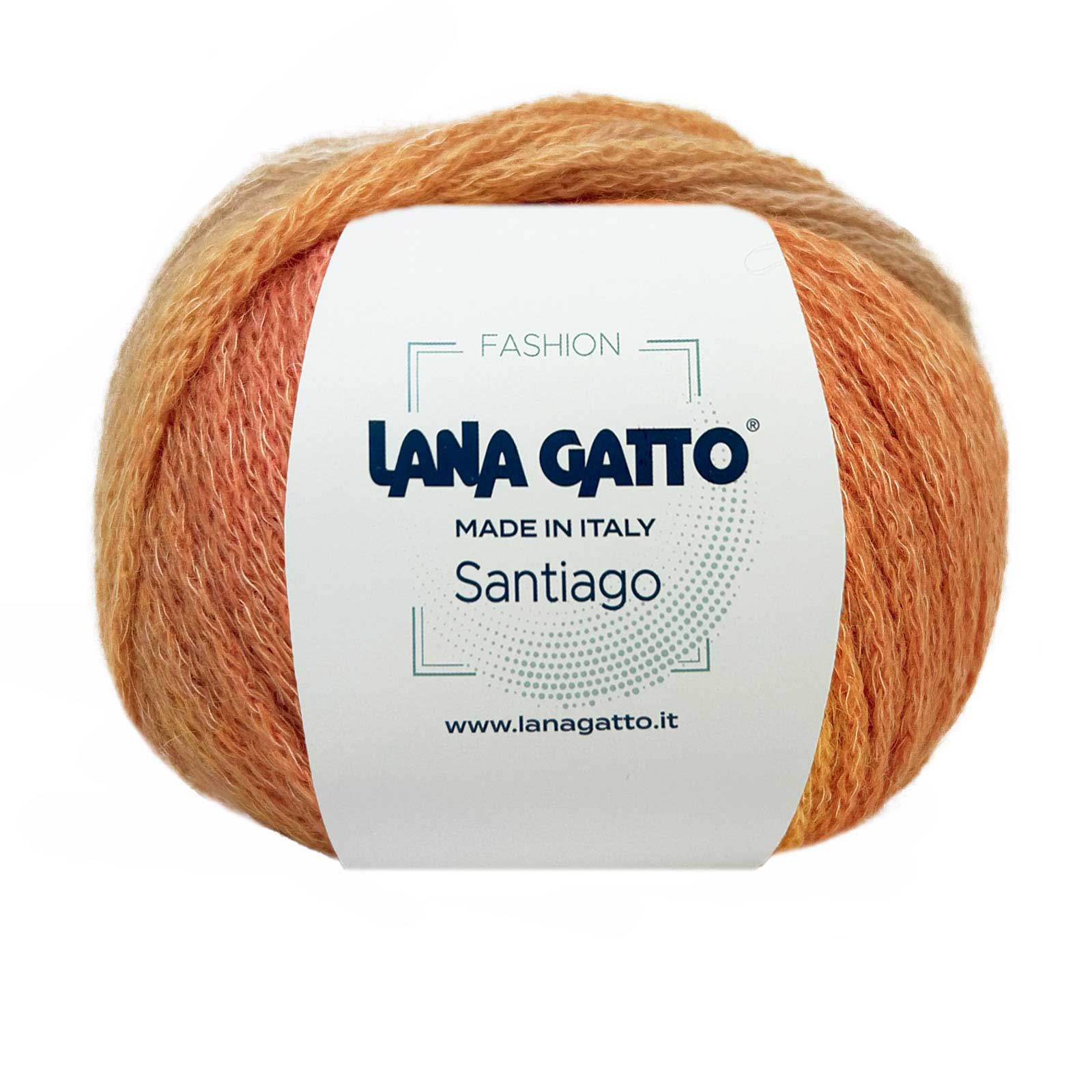santiago ball with label