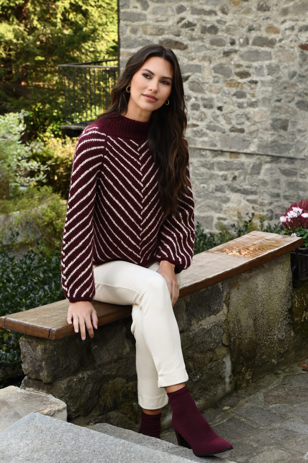 PULLOVER BICOLORE NEW BABY ALPACA 70 (2)